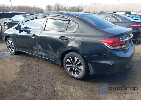 2014 Honda Civic Ex z USA, uszkodzony, nr VIN 19XFB2F87EE239931